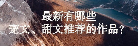 最新有哪些宠文、甜文推荐的作品？